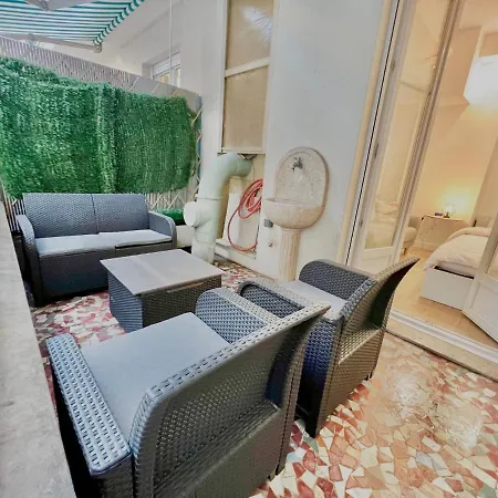 Riviera Superbe Studio Terrasse 100m Promenade Des Anglais Carre D'or Terrasse Meyerbeer Nice